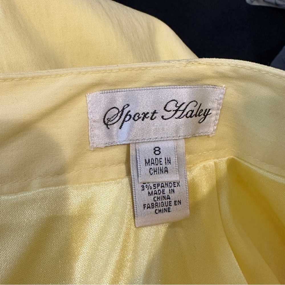  Skort by Sport Haley Butter Yellow with 5 Pockets 8 - Picture 3 of 7